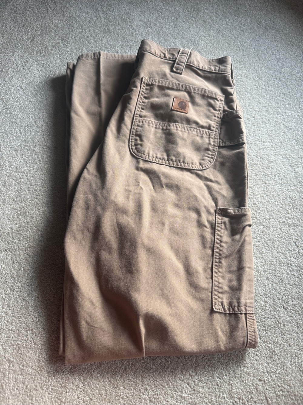 Carhartt Men's Tan Cargo Work Pants